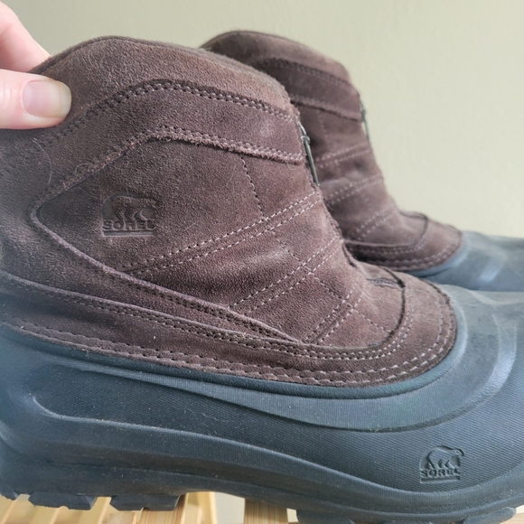 Sorel Men's Brown and Black Insulated Winter Boots Size 11 - Picture 2 of 13